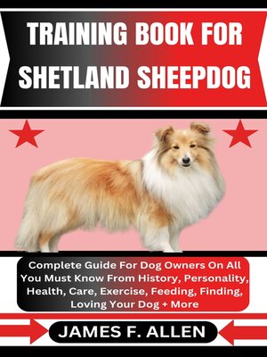 cover image of TRAINING BOOK FOR SHETLAND SHEEPDOG